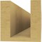 Ekena Millwork 4in. W x 4in. H x 28in. L Pescadero Woodgrain TimberThane Rafter Tail, Primed Tan RFTUR04X04X28PECRCPR - alternate 4